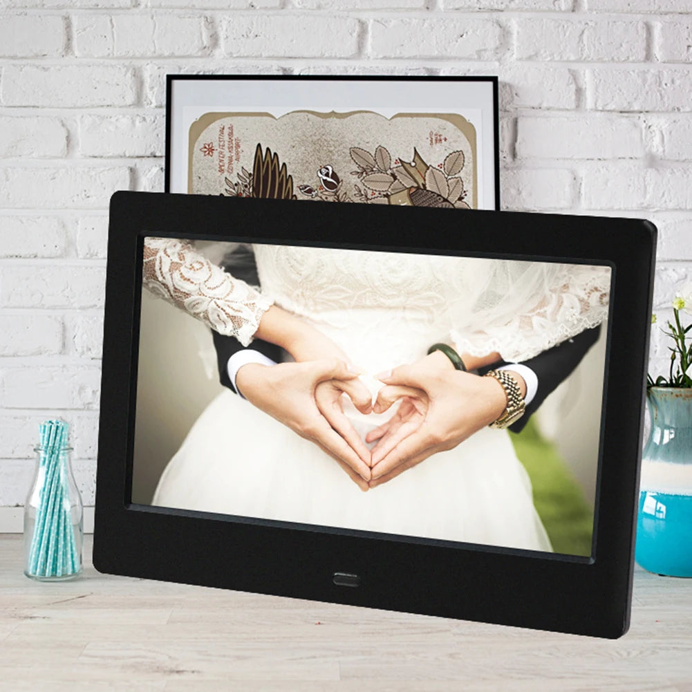 Memory Print™ Digital Photo Frame Video,Clock and Calendar Display